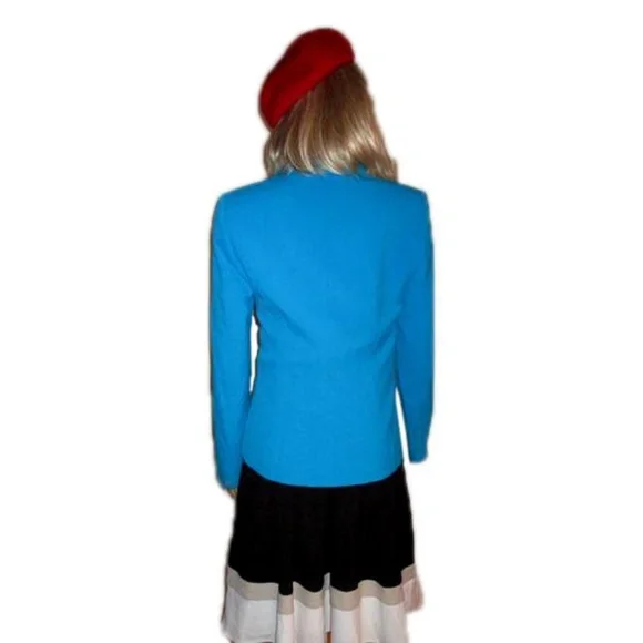 Calvin Klein Jacket Teal Size 4 (SKU 00023… - Picture 3 of 6